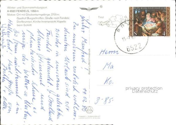 Fendels Oberinntal Glockenturmgebirge Gasthof B – Bild 2