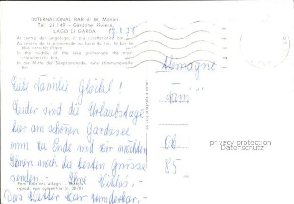 Gardone Garda International Bar Ristorante Seepromena – Bild 2