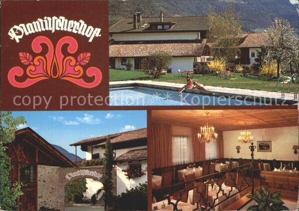 Obermais Meran Pension Plantitscherhof Restaurant Swim
