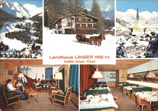Imst Tirol Landhaus Linser Restaurant Aufenthaltsr