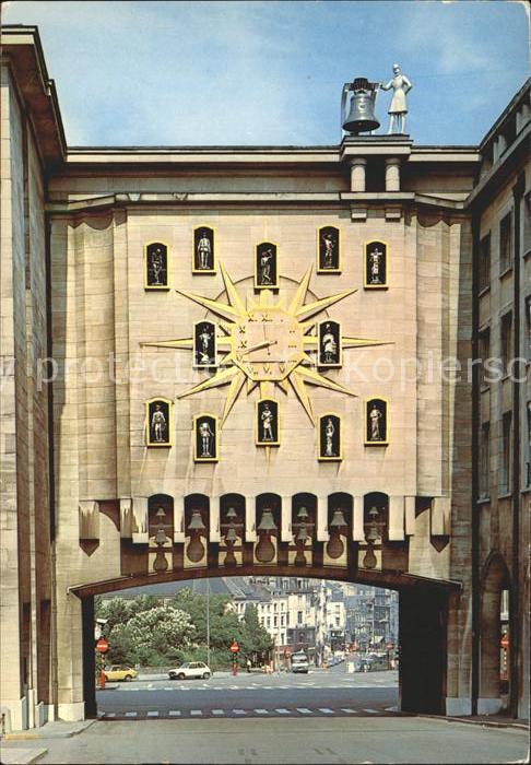 Bruxelles Bruessel Palais de Congres Horloge Kongresshalle