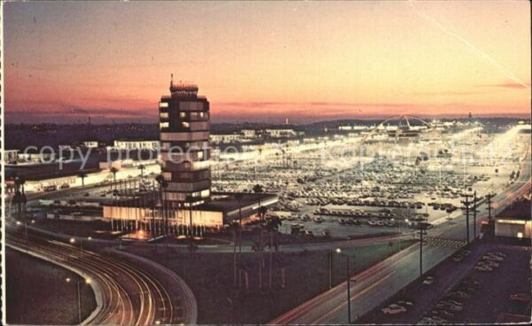 Los Angeles California Fliegeraufnahme International Airport