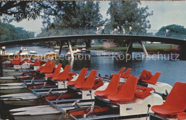 Toronto Canada Paddle Boats on the Lagoon Center Islan