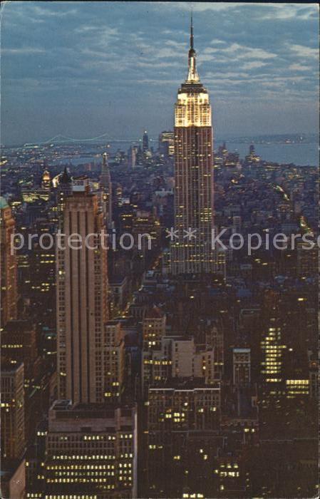 New York City Empire State Building at Night