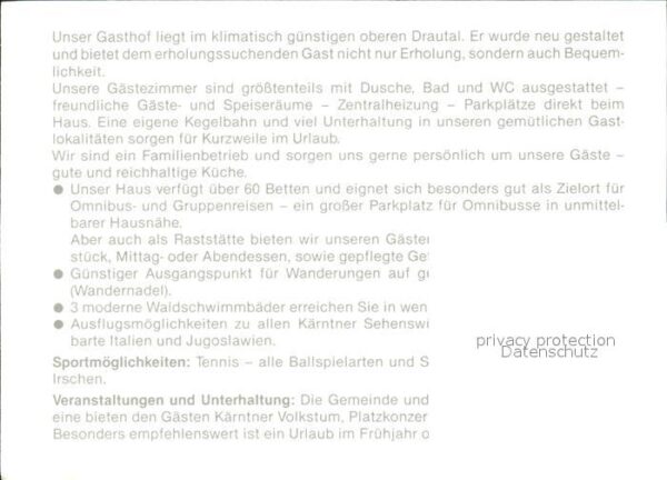 Irschen Gasthof Ruperutihaus – Bild 2