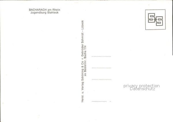 Bacharach Rhein Jugendburg Stahleck – Bild 2