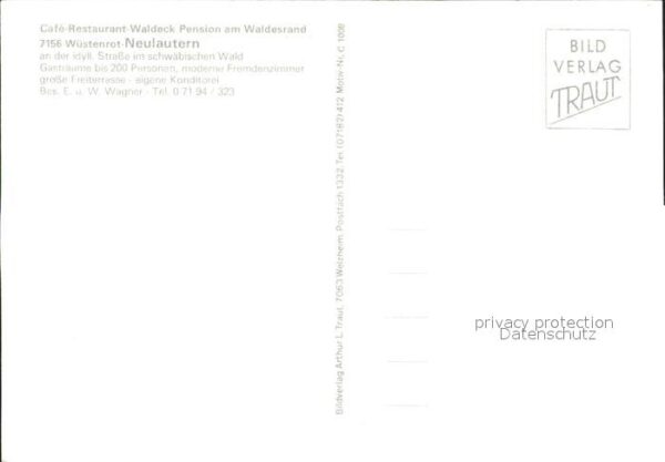 Neulautern Cafe Restaurant Waldeck Pension – Bild 2