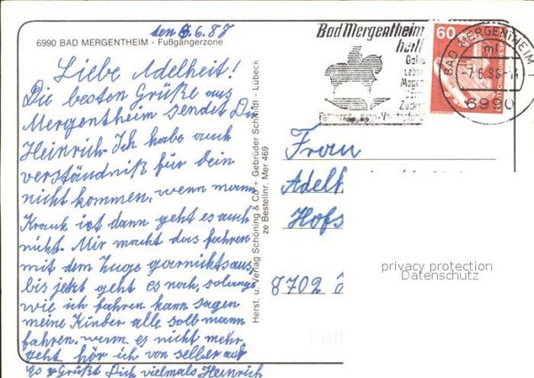 Bad Mergentheim Fußgängerzone – Bild 2