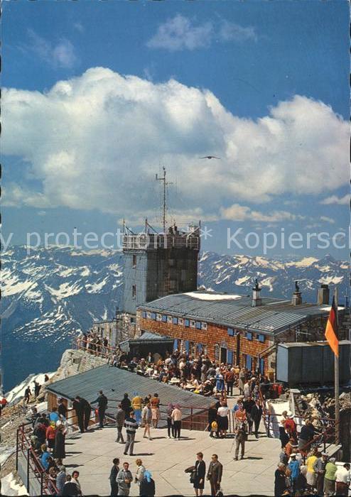 Zugspitze Münchner Haus Aussichtsterrasse