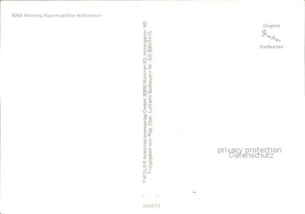 Altoetting Fliegeraufnahme Wallfahrtsort – Bild 2