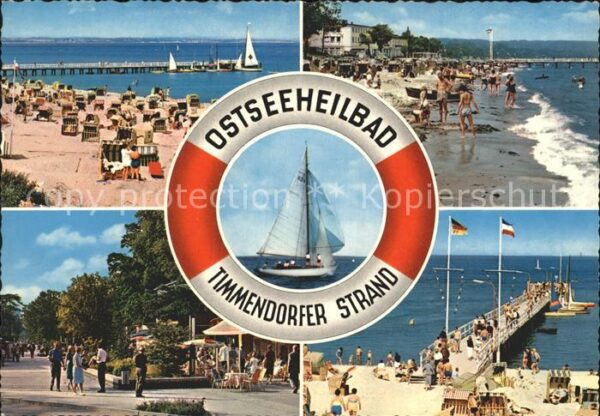 Timmendorfer Strand Strand und Seebrücke