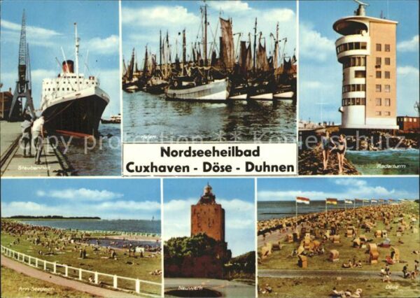 Cuxhaven Nordseebad Döse Duhnen Hafen