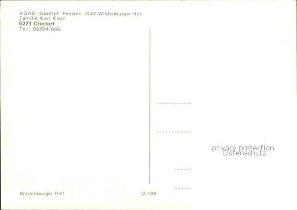 Crottorf ADAC Gasthof Pension Wildenburger Hof – Bild 2