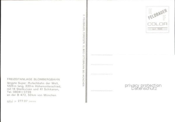 Muenchen Blombergbahn Sommerrodeln – Bild 2