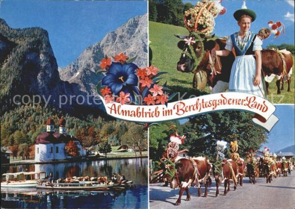 St Bartholomae Almabtrieb über dem Königsee