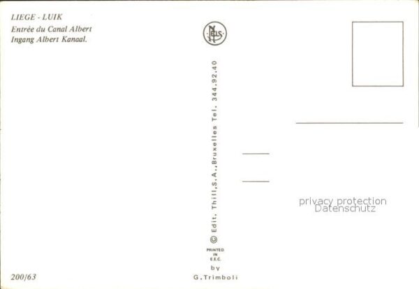 Liege Luettich Eingang zum Albert Kanal – Bild 2