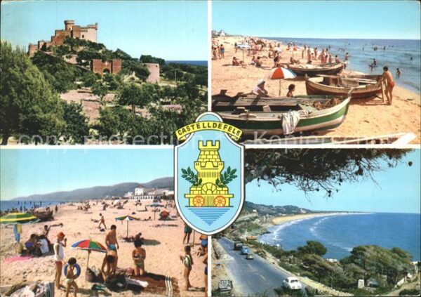 Castelldefels Strand Strasse Castell