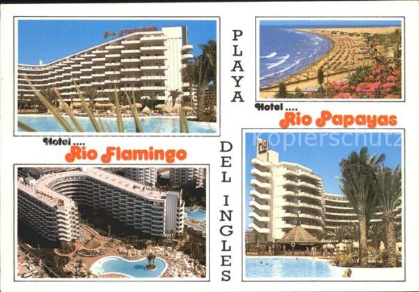 Playa del Ingles Hotela Rio-Papayas und Rio Papayas