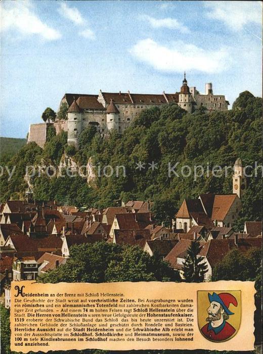 Heidenheim Brenz mit Schloss Hellenstein