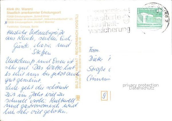 Klink Waren Schloss Klink Erholungsheime – Bild 2
