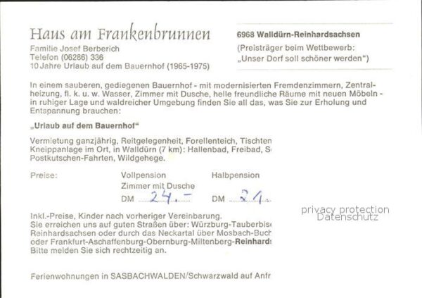 Wallduern Reinhardsachsen Haus am Frankenbrunnen – Bild 2