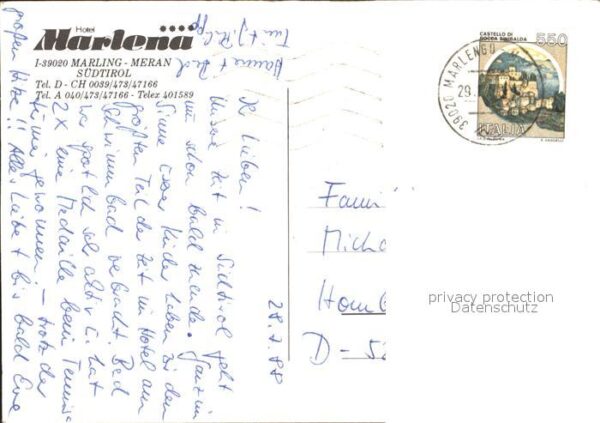 Merano Meran Marling Hotel Marlena – Bild 2