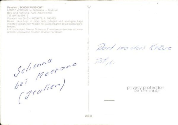 Verdins Pension Schöne Aussicht – Bild 2