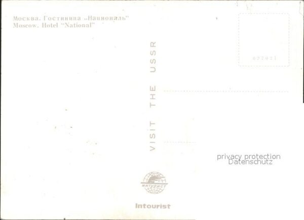 Moskau Moscou Hotel National – Bild 2