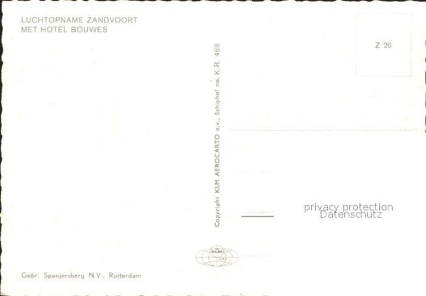 Zandvoort Holland Fliegeraufnahme met Hotel Bouves und St – Bild 2