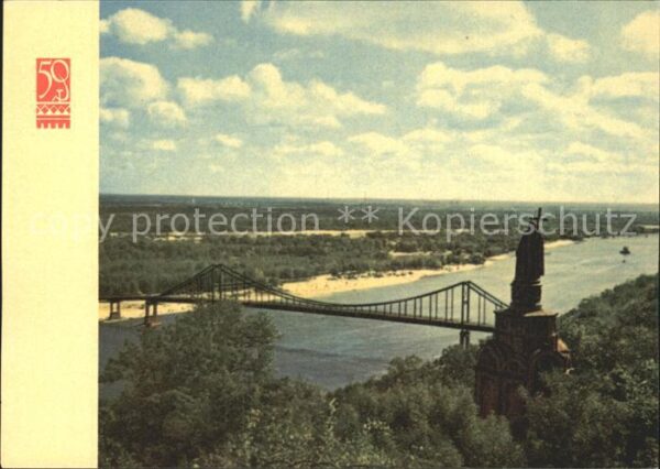 Kiev Kiew Fliegeraufnahme mit Brücke