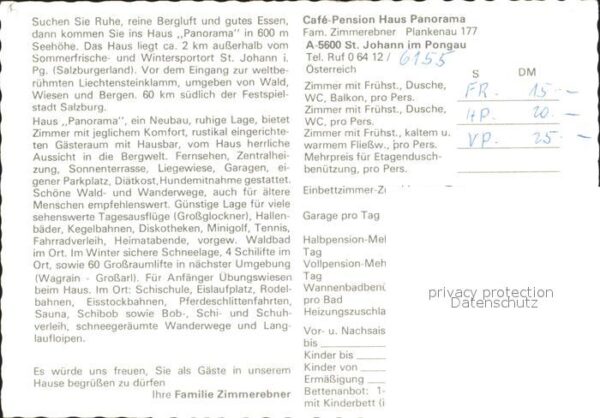 Salzburg Oesterreich Haus Panorama St. Johanni.PG. – Bild 2
