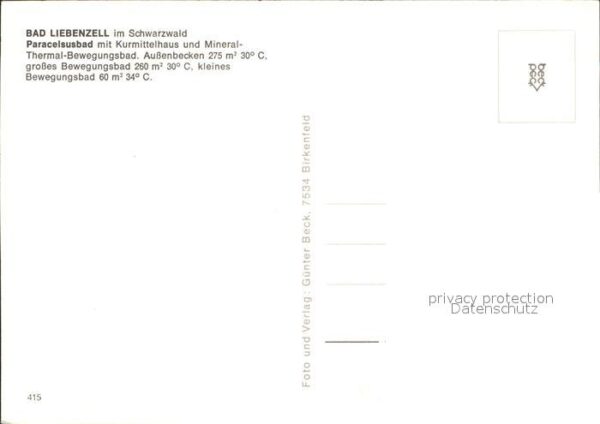 Bad Liebenzell Paracelsiusbad mit Kurmittelhaus – Bild 2