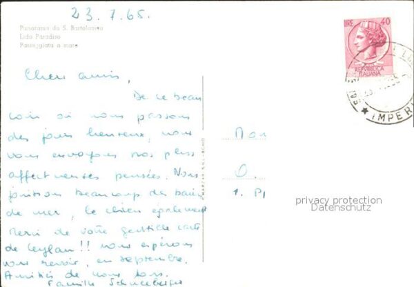 S Bartolomeo al Mare Ligurien Strand Fliegeraufnahme – Bild 2