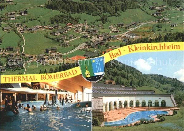 Bad Kleinkirchheim Kaernten Fliegeraufnahme Römerbad