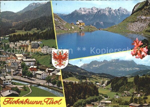 Fieberbrunn Tirol Fliegeraufnahme