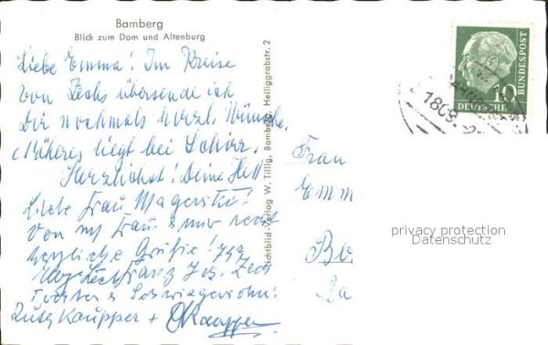 Bamberg Dom Altenburg Bahnpost – Bild 2