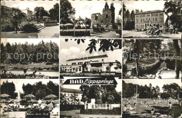Bad Lippspringe Test-Station Kaiser-Karls-Park Schwimmb