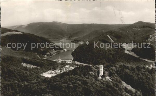 Lauterberg Bad Gaststätte Odertalsperre Fliegeraufnahm