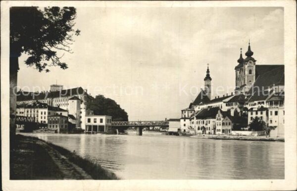Steyr Enns Oberoesterreich Zusammenfluss Enns Steyr