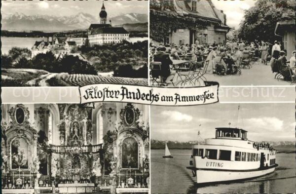 Kloster Andechs Fähre Utting Cafe
