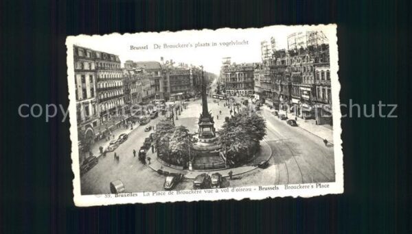 Brussels Brouckere plaats