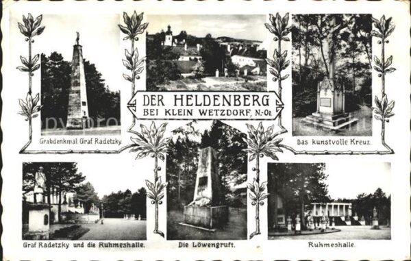 Heldenberg Kunstvolle Kreuz Ruhmeshalle Löwengruft