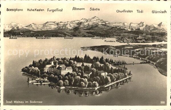Insel Mainau Altmann Säntis Churfirsten