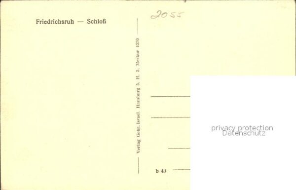 Friedrichsruh Aumuehle Schloss – Bild 2