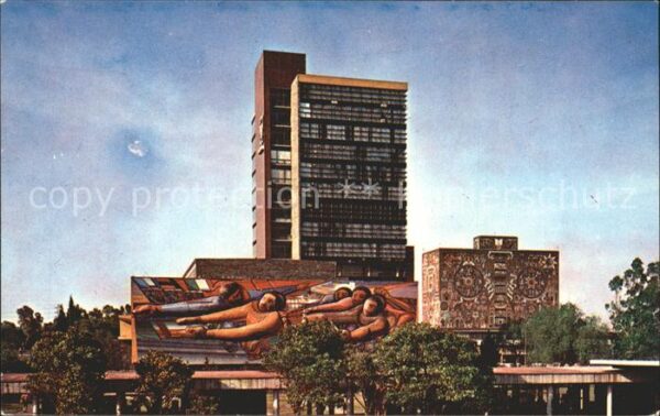 Mexico City Mural tridimensional David Alfaro Sique