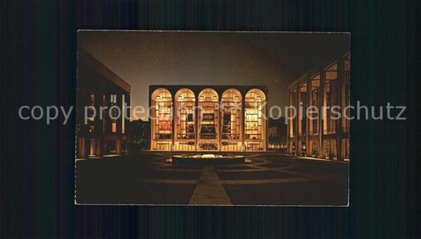 New York City Metropolitan Opera House Lincoln Center