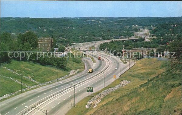 Zanesville Ohio Modern Expressway Interstate 70