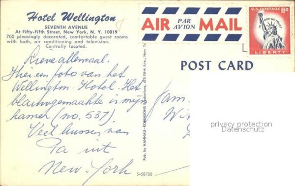 New York City Hotel Wellington – Bild 2