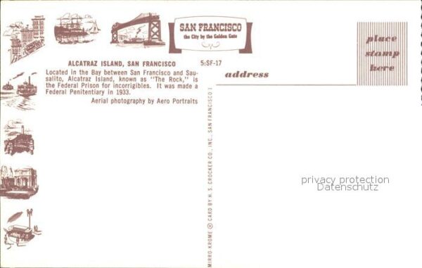 San Francisco California Alcatraz Island – Bild 2