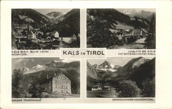 Kals Grossglockner Ködnitztal Haslach Grossglockner Tauern